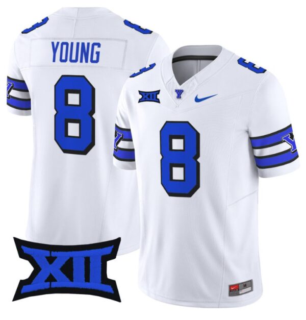 Steve Young Jersey #8 BYU Cougars Vapor Limited College Football Stitched 1996 Throwback