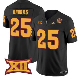 DeCarlos Brooks Jersey #25 Arizona State Sun Devils Vapor Limited College Football Black