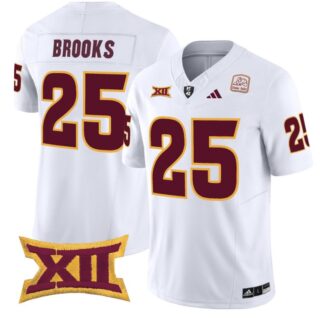 DeCarlos Brooks Jersey #25 Arizona State Sun Devils Vapor Limited College Football White