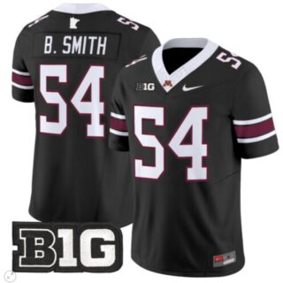 Bruce Smith Jersey #54 Minnesota Golden Gophers Vapor Limited Football Black