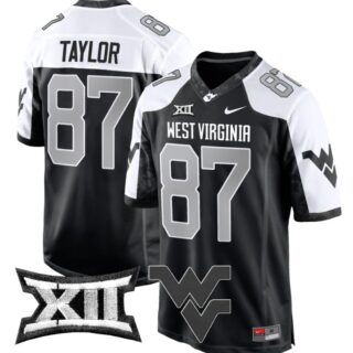 Kole Taylor Jersey #87 West Virginia Mountaineers Game Football Alternate