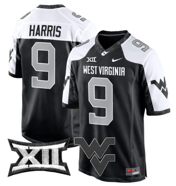 Major Harris Jersey #9 West Virginia Mountaineers Game Football ?Alternate
