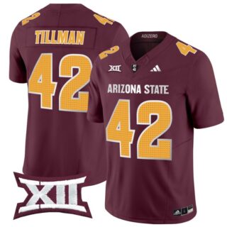 Pat Tillman Jersey #42 Arizona State Sun Devils 2024 Vapor Limited Maroon
