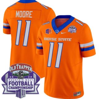 Kellen Moore Jersey #11 Boise State Broncos 2024 Championship Vapor Orange