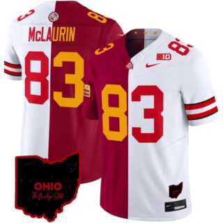 Terry McLaurin Jersey #83 Ohio State Buckeyes Split Vapor Football Stitched