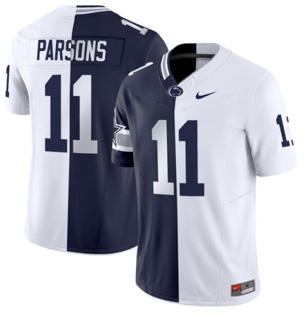 Micah Parsons Jersey #11 Penn State Nittany Lions Split Vapor Football