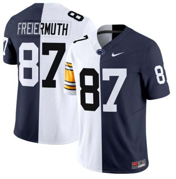Pat Freiermuth Jersey #87 Penn State Nittany Lions Split Vapor Football
