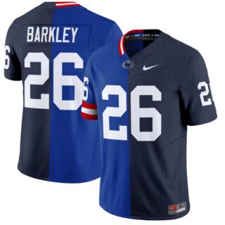Saquon Barkley Jersey Giants #26 Penn State Nittany Lions Split Vapor Football