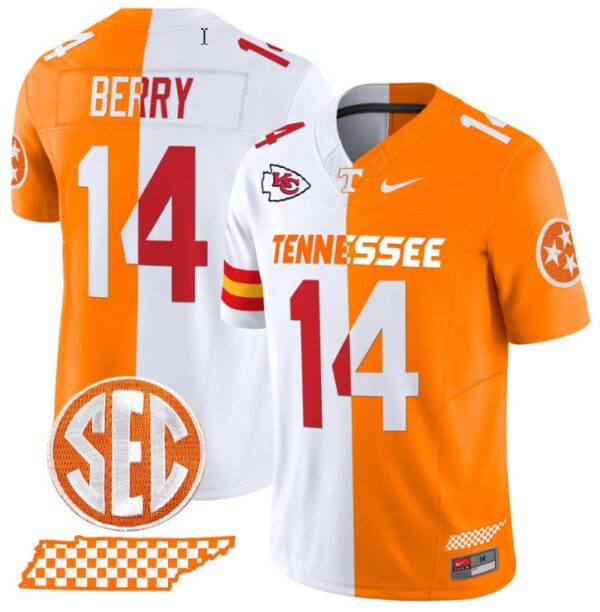 Eric Berry Jersey #14 Tennessee Volunteers Split Vapor Football Stitched