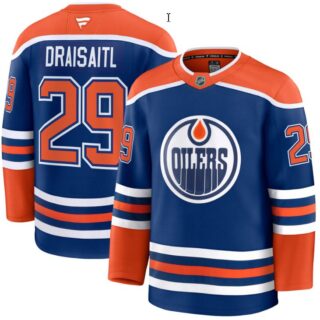 Men's Leon Draisaitl Jersey #29 Edmonton Oilers 2025 Premium Home All Stitched