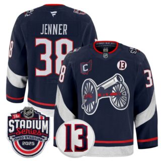 Boone Jenner Jersey #38 Columbus Blue Jackets 2025 Stadium Series Navy