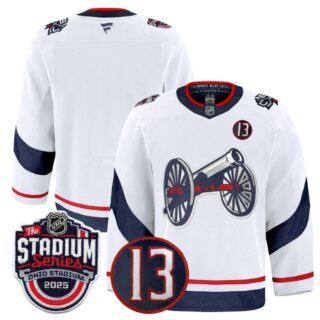 Team Jersey Columbus Blue Jackets 2025 Stadium Series #13 Johnny Patch White