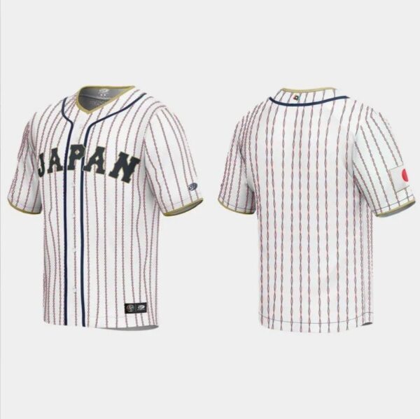 Japan Baseball Team 2023 World Baseball Classic Jersey White