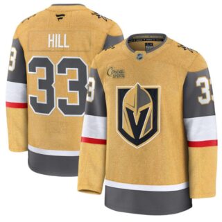 Adin Hill Jersey #33 Vegas Golden Knights Premium Stitched Gold