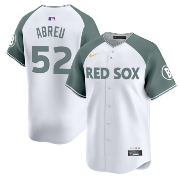 Wilyer Abreu Jersey #52 Boston Red Sox 2025 City Connect Vapor Premier Limited Stitched Alternate