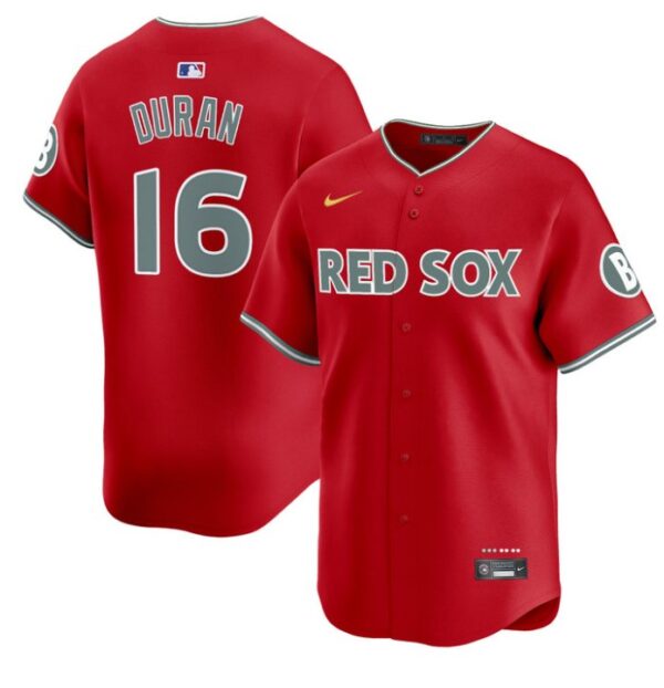 Jarren Duran Jersey #16 Boston Red Sox 2025 City Connect Vapor Premier Limited Stitched Red