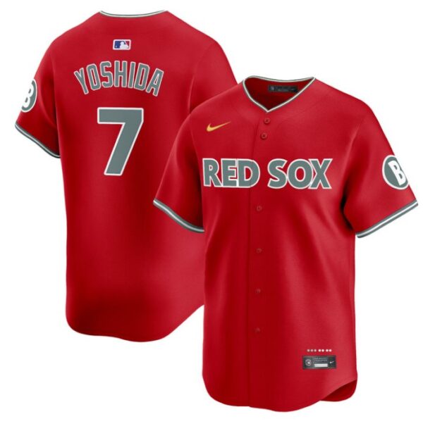 Masataka Yoshida Jersey #7 Boston Red Sox 2025 City Connect Vapor Premier Limited Stitched Red