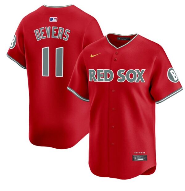 Rafael Devers Jersey #11 Boston Red Sox 2025 City Connect Vapor Premier Limited Stitched Red