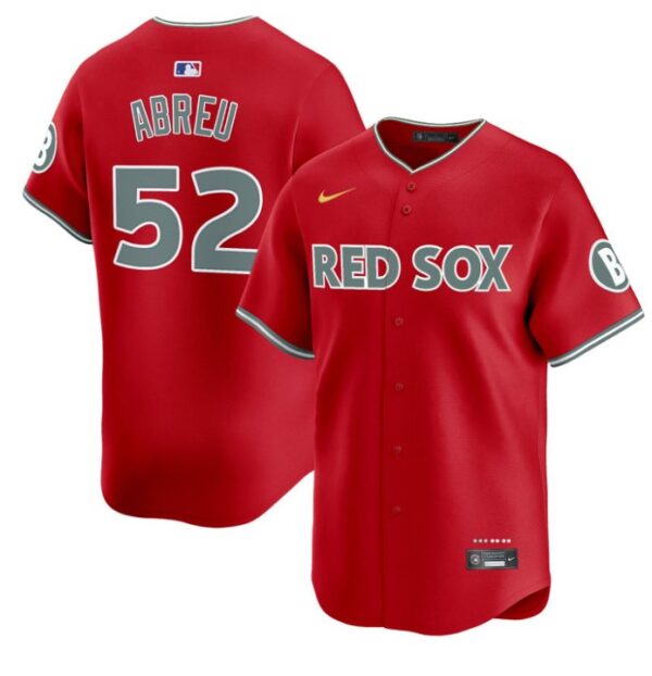 Wilyer Abreu Jersey #52 Boston Red Sox 2025 City Connect Vapor Premier Limited Stitched Red