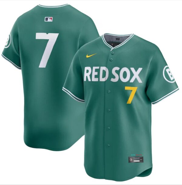 Masataka Yoshida Jersey #7 Boston Red Sox Green 2025 City Connect Limited Stitched
