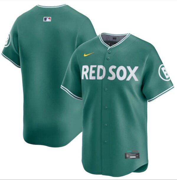 Men's oston Boston Red Sox No Name Green 2025 City Connect Limited Jersey