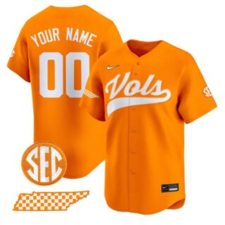 Custom Tennessee Volunteers Vols Jersey 2025 Vapor Premier Limited Stitched Orange