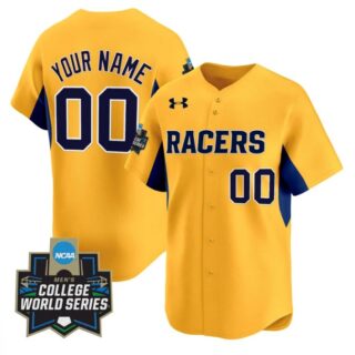Custom Murray State Racers Jersey Name, Number 2025 World Series Stitched Gold