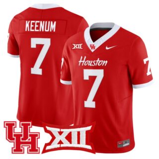 Case Keenum Jersey #7 Houston Cougars 2025 Vapor Limited Stitched Red