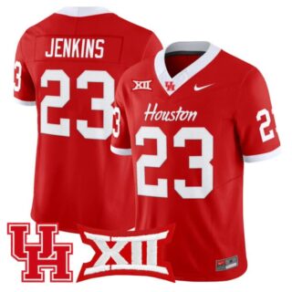 Parker Jenkins Jersey #23 Houston Cougars 2025 Vapor Limited Stitched Red