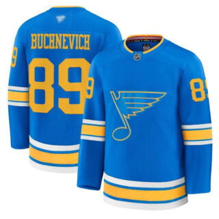 Pavel Buchnevich Jersey #89 St. Louis Blues 2025-26 Premium Stitched Blue