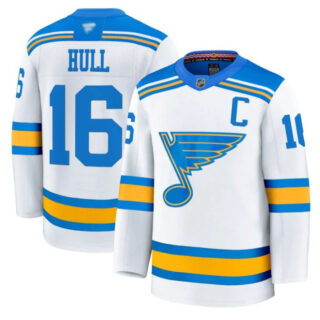 Brett Hull Jersey #16 St. Louis Blues 2025-26 Premium Stitched White