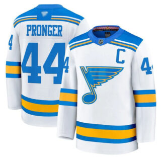 Chris Pronger Jersey #44 St. Louis Blues 2025-26 Premium Stitched White