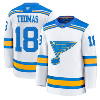 Robert Thomas Jersey #18 St. Louis Blues 2025-26 Premium Stitched White