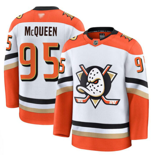 McQueen Jersey #95 Anaheim Ducks 2025 Premium Stitched ?Away