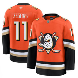 Trevor Zegras Jersey #11 Anaheim Ducks 2025 Premium Stitched Home