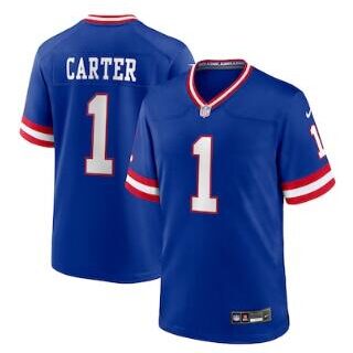 Abdul Carter New York Giants Nike First Round Pick 2nd Alternate Game Jersey Royal