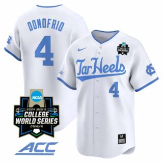Men's North Carolina Tar Heels #4 Anthony Donofrio Jersey
