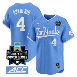 Men's North Carolina Tar Heels #4 Anthony Donofrio Jersey