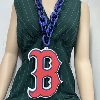 Boston Red Sox Oversized Superfan Chain Necklace
