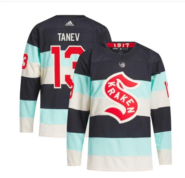 Brandon Tanev Seattle Kraken 2024 NHL Winter Classic Primegreen Authentic Player Jersey Deep Sea Blue