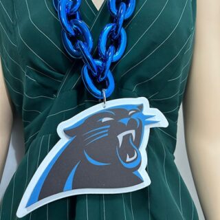 Carolina Panthers Oversized Superfan Chain Necklace