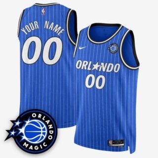 Custom Men's Orlando Magic New Generation of Magic Royal Basketball Jersey All Stitched