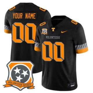 Custom Tennessee Volunteers 2025 Spirit Jersey All Stitched Black