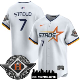 Men's Houston Astros 2025 City Connect Vapor Premier Limited Jersey All Stitched White CJ Stroud #7
