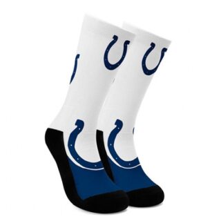 Indiana Lebos Pony For Bare Feet Men's NFL Stripe Deuce Performance Crew Socks