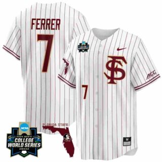 Men's Florida State Seminoles #7 Jaime Ferrer Jersey