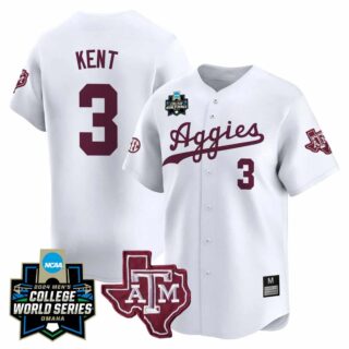 Men's Texas A&M Aggies #3 Kaeden Kent Jersey