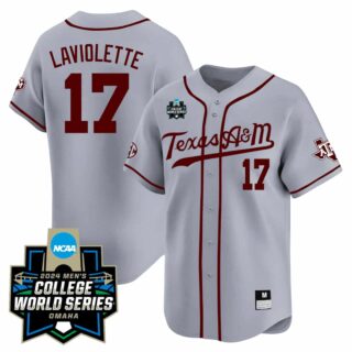 Men's Texas A&M Aggies #17 Laviolette Jersey