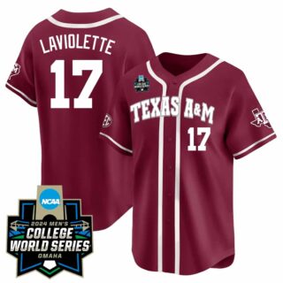 Men's Texas A&M Aggies #17 Laviolette Jersey