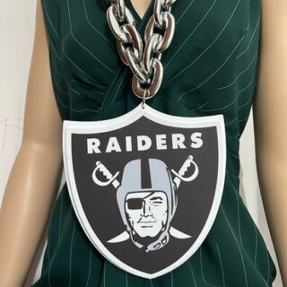 Las Vegas Raide Oversized Superfan Chain Necklace